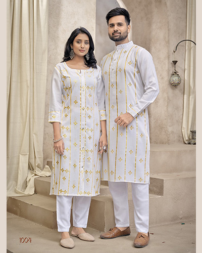 evergreen white kurti with chicken work – Qurbat Clothing