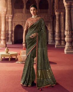 designer wedding silk saree