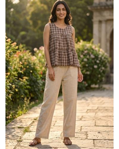 Summer Wear Cotton Co ord set With Printed Work