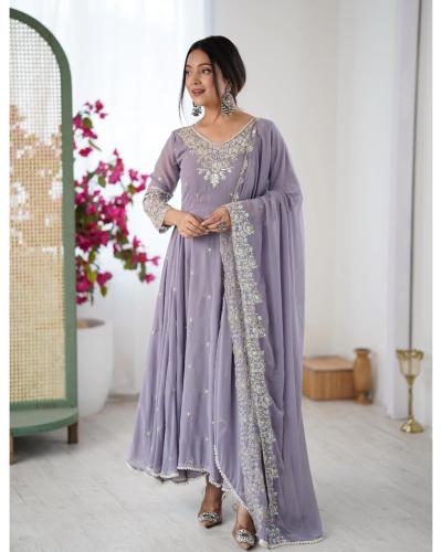 Woman’s Party Wear Collection Anarkali Suits With Sequence Work Anarkali Suit