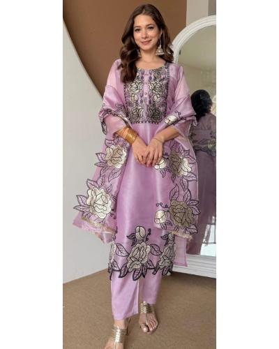 Festival Wear Jimmy Choo Silk & Thread Work Salwar Suit
