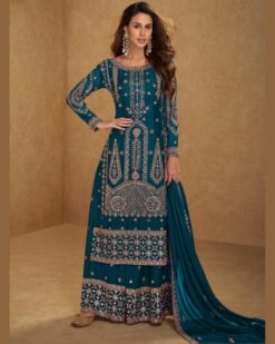 Muslim Woman Pakistani Chinon Embroidery Stylish Collection