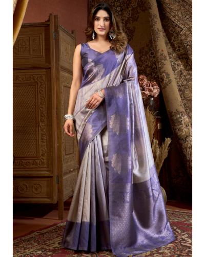 Traditional Wear Fancy Silk With Weaving Work Saree